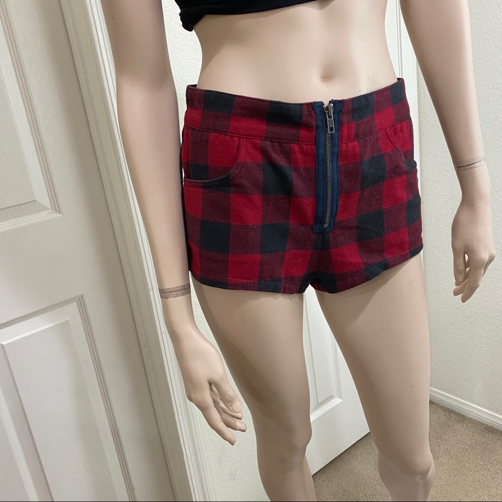 LF Furst of A Kind School Girl Plaid Shorts